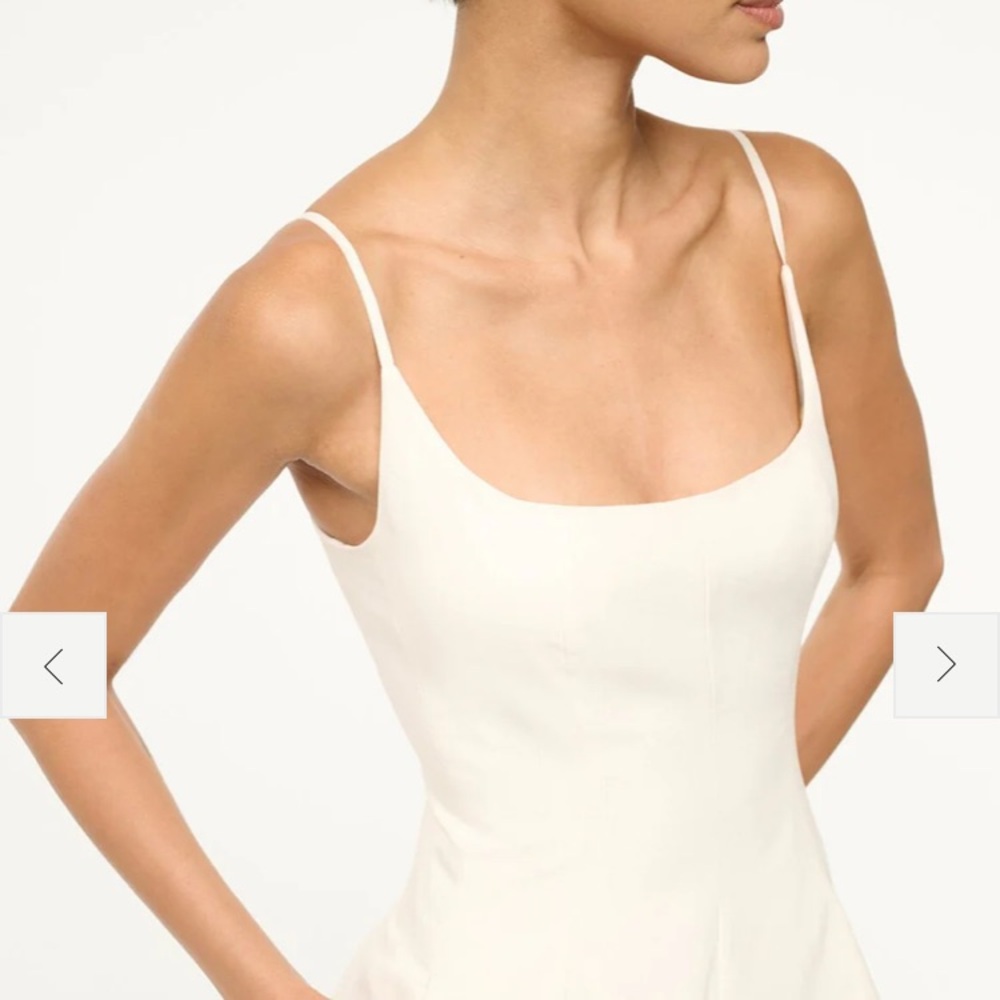 STAUD JOY MAXI DRESS IVORY - Picture 2 of 4
